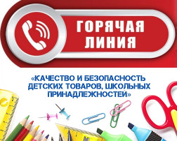 «Горячая линия» по вопросам качества и безопасности детских товаров и школьных принадлежностей «Горячая линия» по вопросам качества и безопасности детских товаров и школьных принадлежностей.